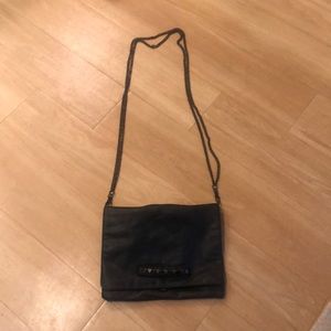 Volcom black cross body purse